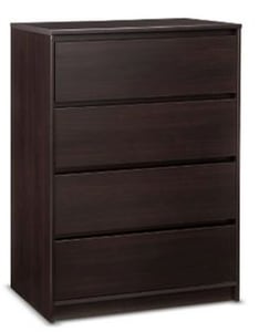 Room Essential 4-drawer dresser in Espresso